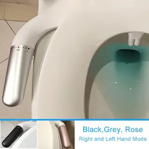 Self-Cleaning Ass Sprayer with Adjustable Water Pressure for Ultra-Slim Toilet
