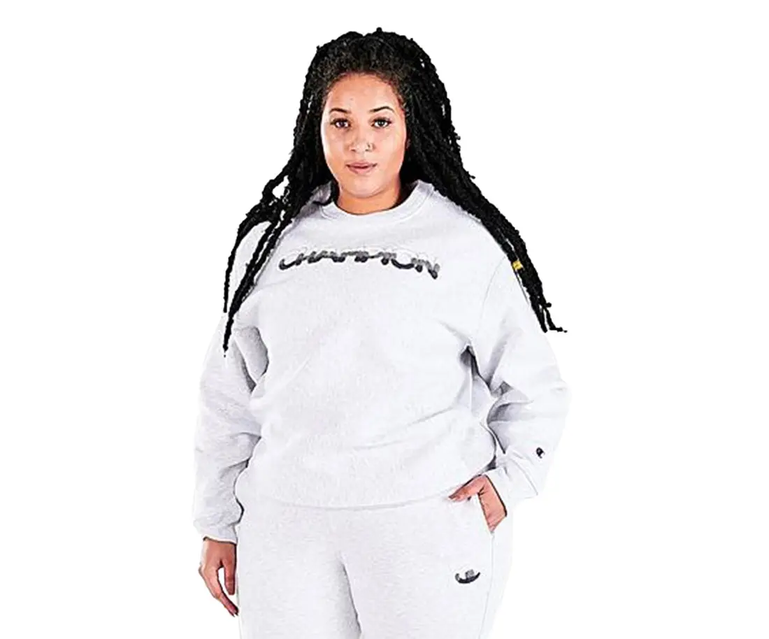 Champion Plus RW Crew Girls' Long-Sleeve Activewear Sweatshirts, Athletic Sports Clothes for Active Use