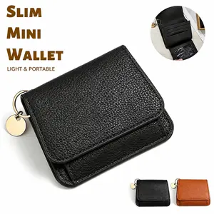 Women's RFID Blocking Slim Wallet, Mini Bifold Card Holder with ID Window, Compact Coin Purse & Cash Pocket, Stylish Minimalist Wallet Gift for Women