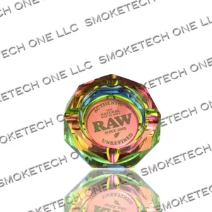 RAW Rainbow Glass Ashtray