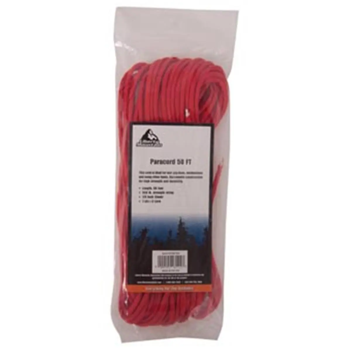 212 MAIN Red Paracord, 50 ft., Multi-Use Rope for Tools & Hardware Applications