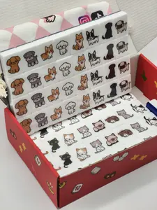 PushTile 2 Player Mahjong Set - Dogs vs Cats