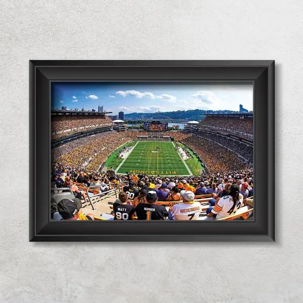 Steelers Heinz Field Sports Poster - Football Fan Decor & Gift