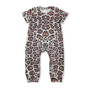brown leopard Printed OnePieces