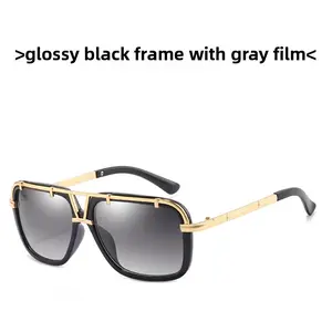 Unisex PC Sunglasses Series, Women's Classic Sunglasses, Large Frame Glasses, Driving Glasses, Fishing Sunglasses