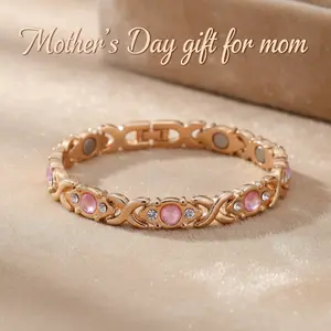 The “Queen & Princess” Bracelet for Mom — Rose Gold Crown Her Royalty, Pink Glow Honors Her Softness Perfect Mother’s Day Gift That Says: “You Rule Our Home… And I’ll Always Protect You.”