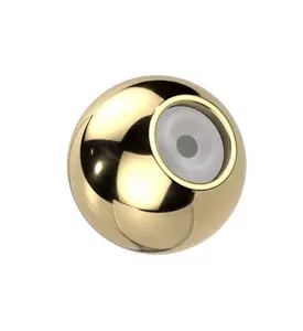 Gold PVD Titanium Earring Ball Back (1 Piece)