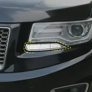 For 2014-2016 Jeep Grand Cherokee WK2 Headlight Cleaning Cover Trim Bezel