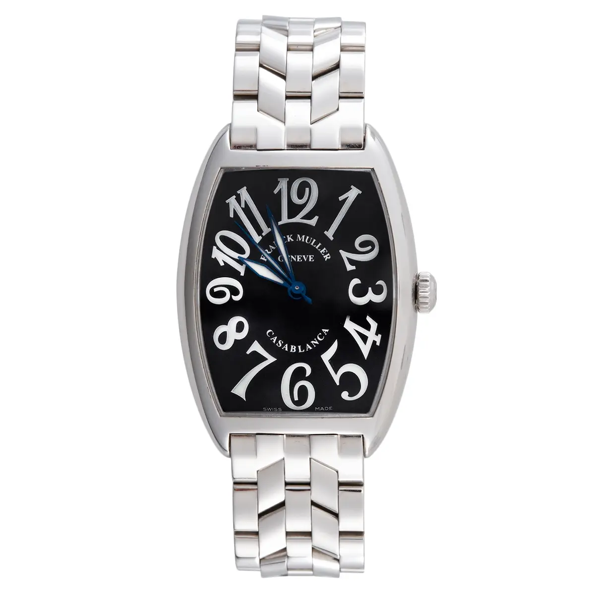 Franck Muller Cintrée Curvex 2852 Automatic 31×43mm Black Dial Stainless Steel Ladies Watch WHT032541
