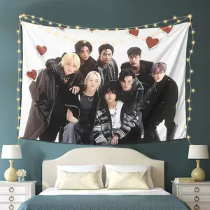 A Stray-themed creative banner tapestry, suitable for bedroom and dormitory decoration, full of vitality.It is suitable for interior decoration in bedrooms,living rooms,parties,and is an ideal gift for festivals. bedroom decor cool stuff for room tapestry