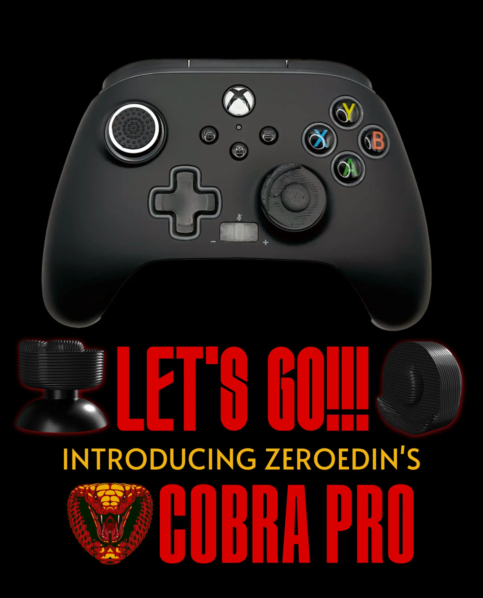 PowerA Spectra Infinity Controller Compatible Cobra Pro Thumbstick Console Durable