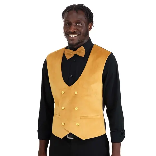 Men's Harry Potter Hufflepuff Deluxe Vest Men's Harry Potter Hufflepuff Deluxe Vest