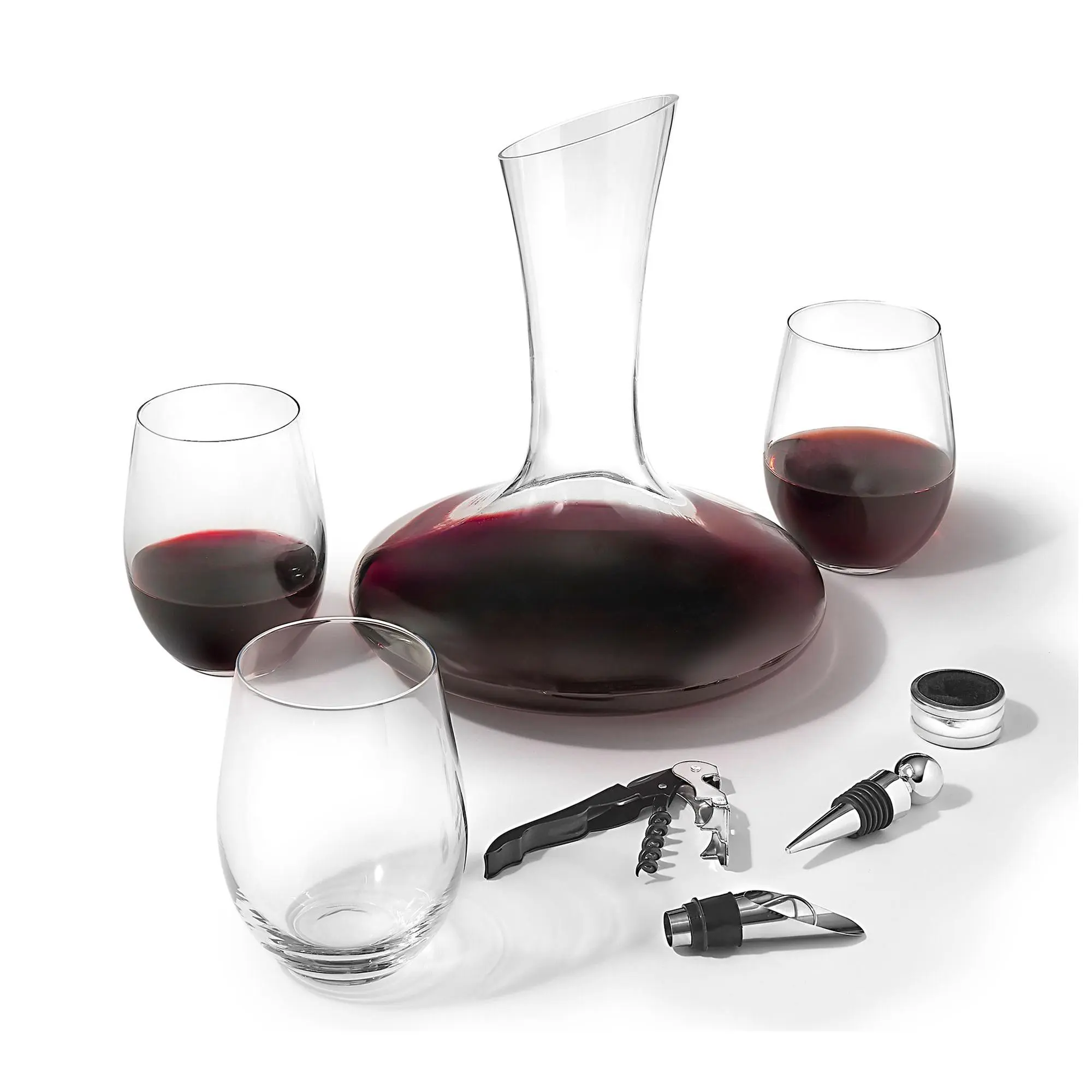 Godinger Monterey 9 Piece Wine Decanter Set