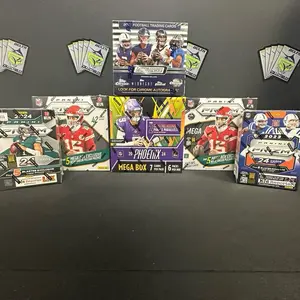 Break #434 2x 2025 Prizm Mega , 1x 2024 Phoenix mega Box,1x 2024 Prizm Blaster, 1x 2023 Topps Mega, 1x 2023 Prizm Blaster    -All cards ship