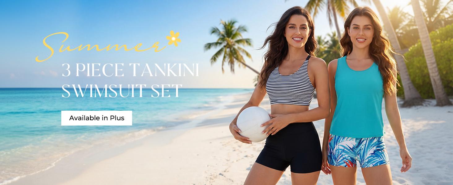 【3pcs & 8-28W】Hanna Nikole Women Plus Size 3pcs Set Tummy Control Swimsuit Hollowed Out Tank Top+Cropped Tops+Briefs Tankinis Tankinisuit Swimmingsuits #DealsForYouDays #SummerWins #thememorialdays 【3pcs & 8-28W】Hanna Nikole Women Plus Size 3pcs Set Tummy Control Swimsuit Hollowed Out Tank Top+Cropped Tops+Briefs Tankinis Tankinisuit Swimmingsuits #DealsForYouDays #SummerWins #thememorialdays