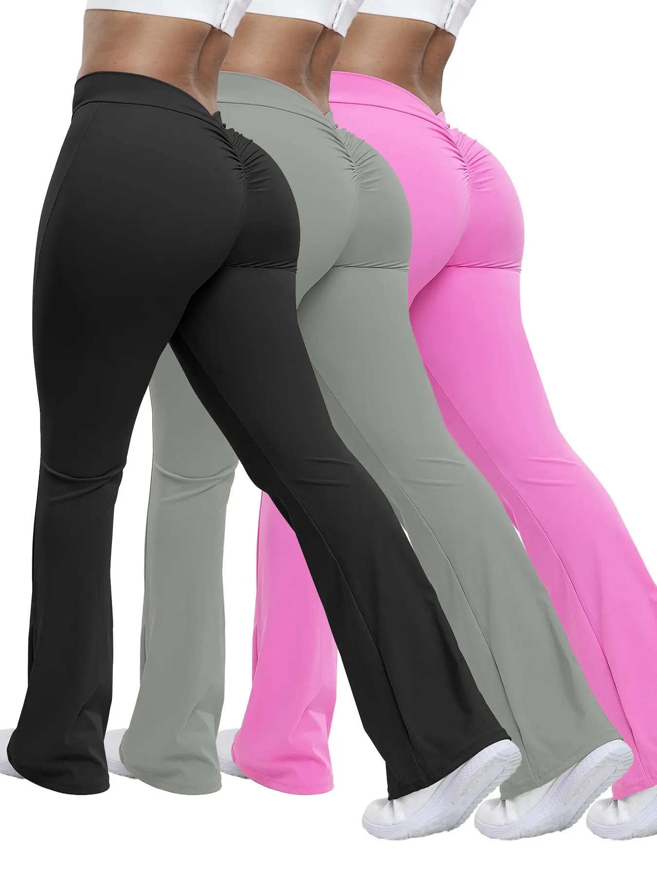 black + gray + pink.