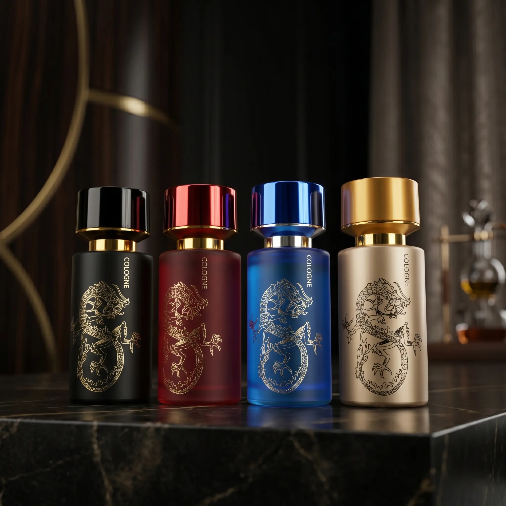 Century Men's Bottled Spritz Fragrance - Long-Lasting Fresh Smelling Good Cologne with Dragon Motif, Ideal for Gym & Date, Great Gift for Men