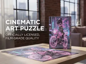 1000-Piece Virgin Pulp Thickened Board Puzzle - Stress-Relieving Educational Toy for Adults, Challenging DIY Craft, Concentration Booster, Ideal Couple's Gift & Wall Decor
