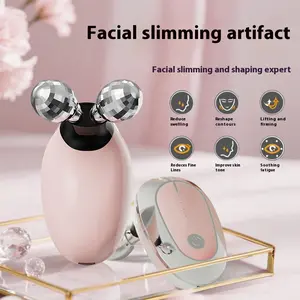 3-In-1 Electric Facial Massager, 3 Adjustable Massage Settings for Face, Eyes and Neck, Rechargeable Skincare Device, Perfect Holiday Gift, Facial Beauty Massagers