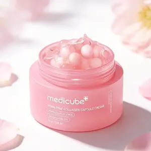 Medicube PDRN Pink Collagen Cream, Daily Hydrating Face Moisturizer with PDRN & 5% Niacinamide, for Dull, Dry & Uneven Skin
