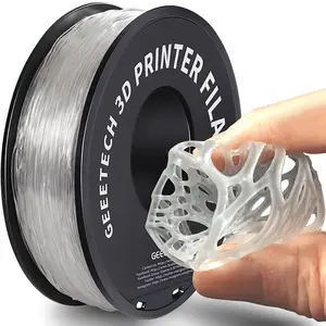 Geeetech 1KG (2.2lbs) Spool TPU Filament 1.75mm, Shore 95A – Flexible 3D Printer Filament with High Elasticity, Dimensional Accuracy ±0.03mm, Fits Most FDM Printers