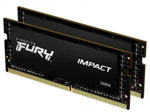 Kingston FURY Impact 32GB (2 x 16GB) 262-Pin DDR5 SO-DIMM DDR5 6400 (PC5 51200) Laptop Memory Model KF564S38IBK2-32