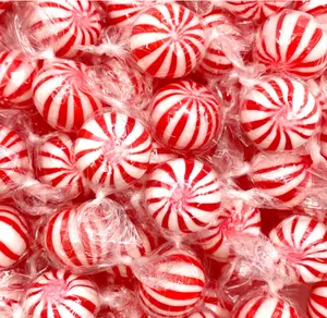 Jumbo MInt Balls |1 Pound Bag - Approx. 45 Count | Peppermint Hard Candy | Individually Wrapped