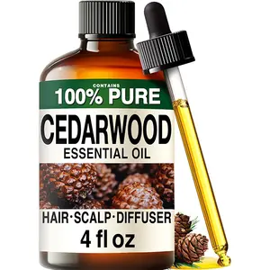 KUKKA Cedarwood Essential Oil for Hair, Skin, Diffuser, Aromatherapy & DIY Soap Making Scents