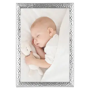 REGALWOVEN Gloss Metal Picture Frame for Photo and Poster, Horizontal and Vertical Photo Formats for Tabletop