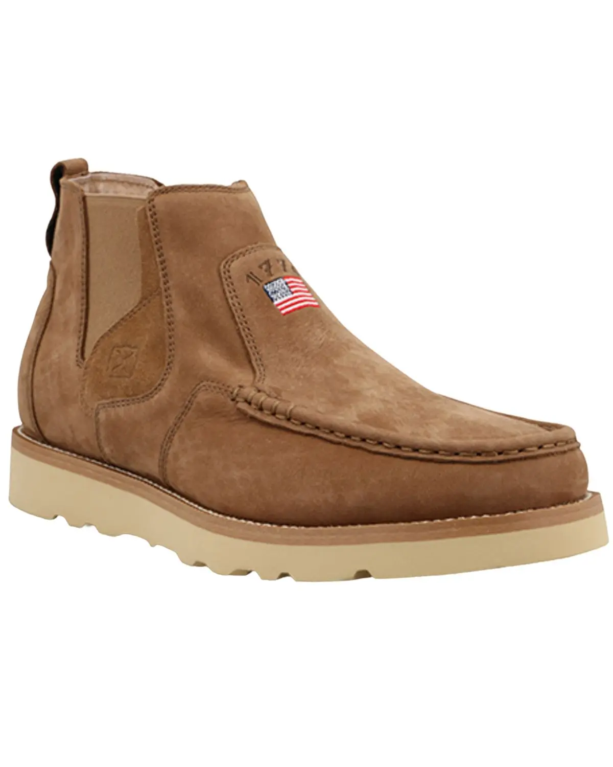Twisted X Men's Men'S Patriotic Wedge Sole Chelsea Boot Moc Toe - Mca0083