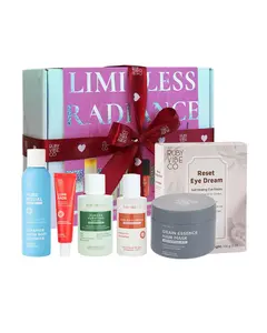 [RUBY VIBE CO] Healthy Hair Happy Body 8-in-1 Self-Care Gift Set, Korean-Inspired Hair, Skin & Body Wellness Kit