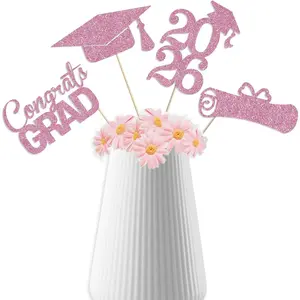 24 count Graduation Centerpieces for Tables:  Graduation Decorations 2026 Graduation Centerpiece Sticks Class of 2026 for Grad Table Decorations Congrats Decorations
