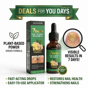 Powerful Nail Fungus Repair Solution - Improves Appearance of Discolored, Thickened & Damaged Nails, Restorative Triple Action Formula, 1 Fl Oz