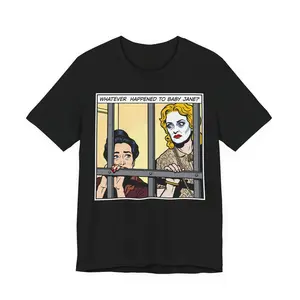 Unisex "Bitter Rivals" Comic Print Cotton T-Shirt, Breathable Casual Everyday Top