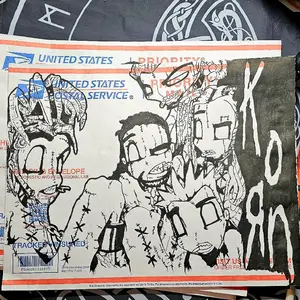 Hand Inked Art - Korn