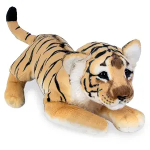 Real Planet™ Orange Tiger Cub Realistic Plush Stuffed Animal