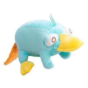 Cute Blue Platypus Plush Toy, Adorable Anime Animal Stuffed Doll, Perfect Gift for Kids, Day, Birthday, Holiday Present