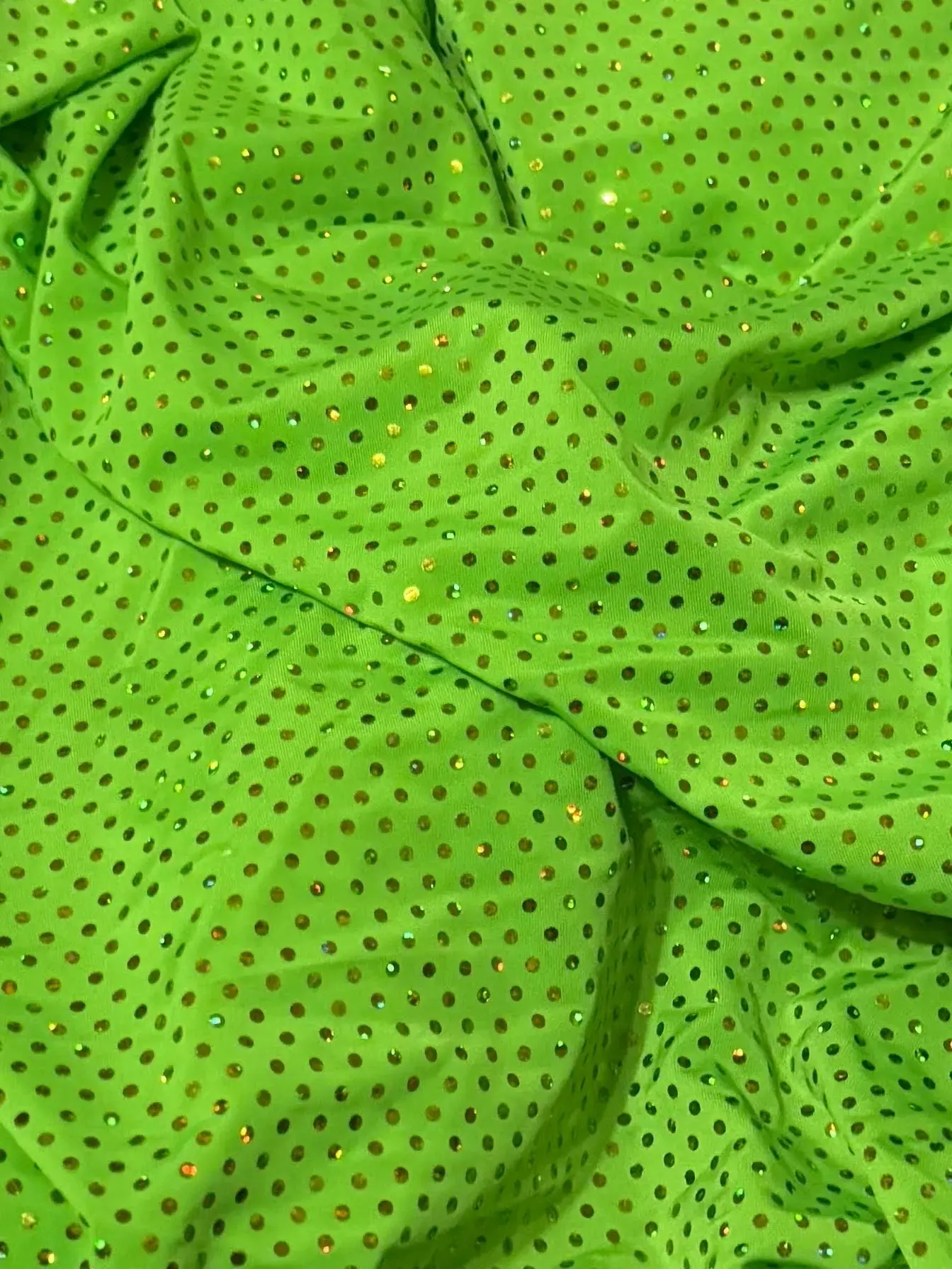 Lime Green with Sequins