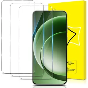 -3 PACK Screen Protector for  15R, Tempered Glass [ Full Coverage] [Easy Installation] [Scratch Resistant] [9H Hardness] Protective Film