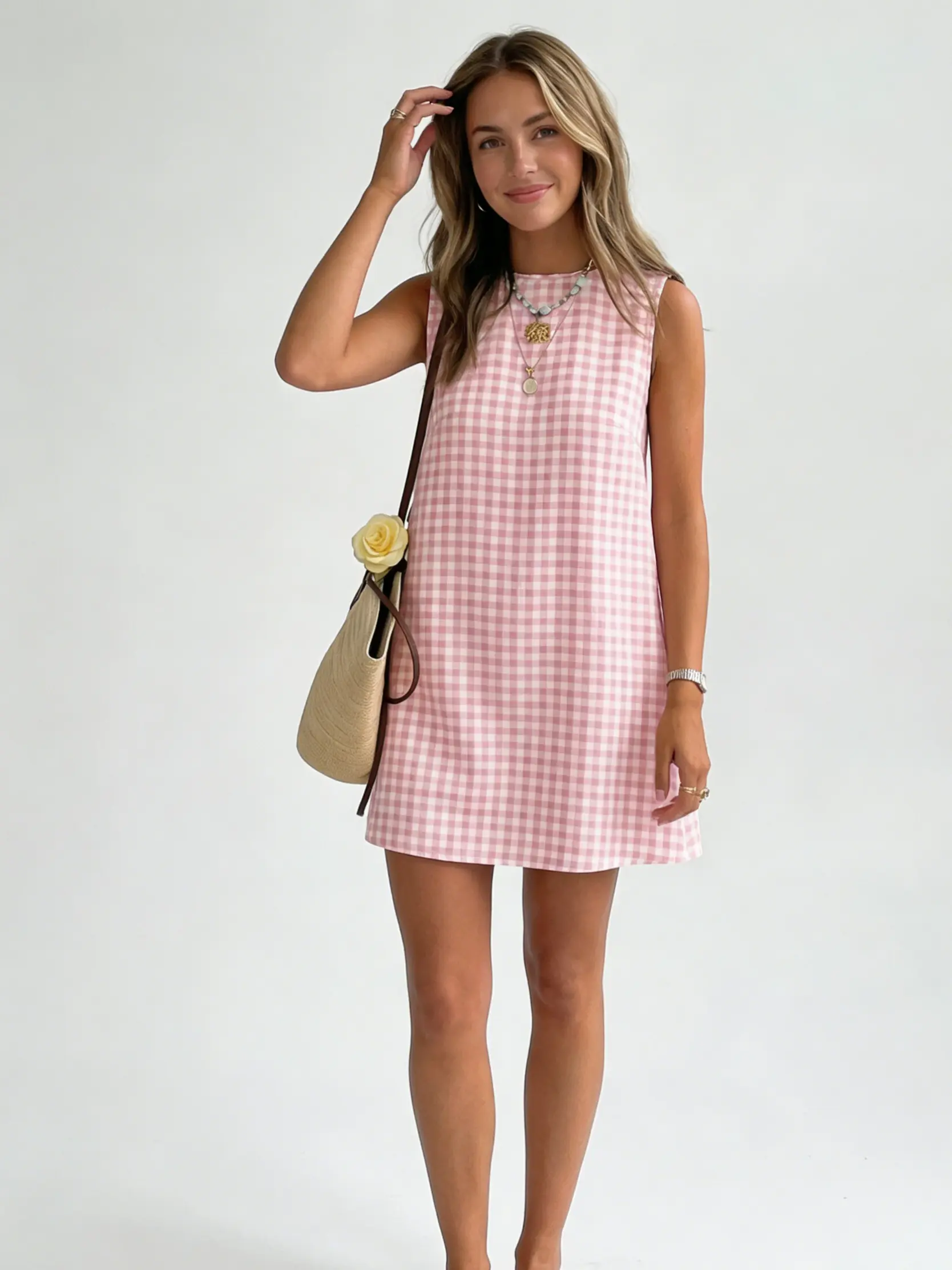 IDEALSANXUN Womens Gingham Dress Spring Summer Beach Boho Sleeveless Mini Sundress Casual Cotton Plaid Womenswear Button Cute Outfits Tank Tops Crewneck Spaghetti Strap - TikTok Shop IDEALSANXUN Womens Gingham Dress Spring Summer Beach Boho Sleeveless Mini Sundress Casual Cotton Plaid Womenswear Button Cute Outfits Tank Tops Crewneck Spaghetti Strap - TikTok Shop