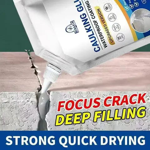 Self-leveling crack filler, Roof & wall sealant, Waterproof gapfiller, Quick-fix leak repair, Easy DlY crack solution,Roof crackrepair UK, Window gap sealing, Home maintenance hacksDIY waterproofing, Concrete joint filler