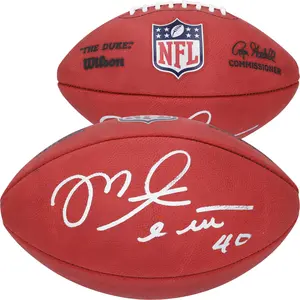 Mike Alstott Tampa Bay Buccaneers Autographed Duke Full Color Football - Fanatics Authentic Certified