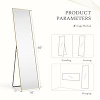 Gold-Rect - 16×59 Inch