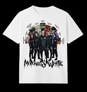 Motionless In White Rock Band v2 Art Album Shirt , Best Gift For Fan Tee , Unisex Rock Band 2026 T-shirt