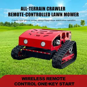 Gasoline lawn mower with flat blades, upgraded power version, mowing and trimming, weeding and clearing, efficient lawn maintenance tool