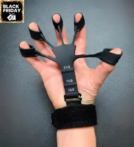 The Gripster Power - Adjustable Finger Exercise Strengthener Band, Forearm & Finger Exerciser, Vein Popper with Wrist Strap | Enhanced Trainer for Muscle Building & Injury Recovery | Upgraded Metal-Hook Design Best Summer Gift. #TikTokShopBlackFriday