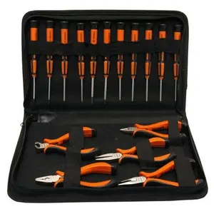 212 MAIN Homak HT06801700 17-Piece Precision Pliers and Torx Screwdriver Hand Tool Set for Tools & Hardware Applications