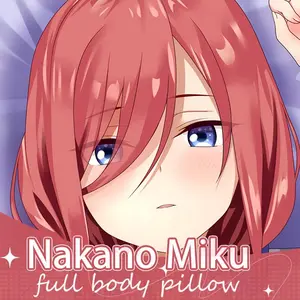 Anime Dakimakura Japanese Otaku Waifu Life Size Doublesided Print Hugging Body Pillov Cover 5Toubun no Hanayome Nakano Miku