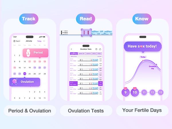 Easy@Home Ovulation Test Strips (25/50/100 Pack) - Ovulation Predictor Kit, Fertility & LH Tests Powered by Premom Ovulation Tracker App