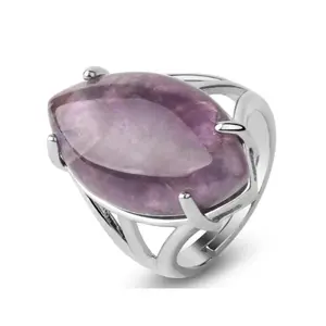 Natural Crystal Rings